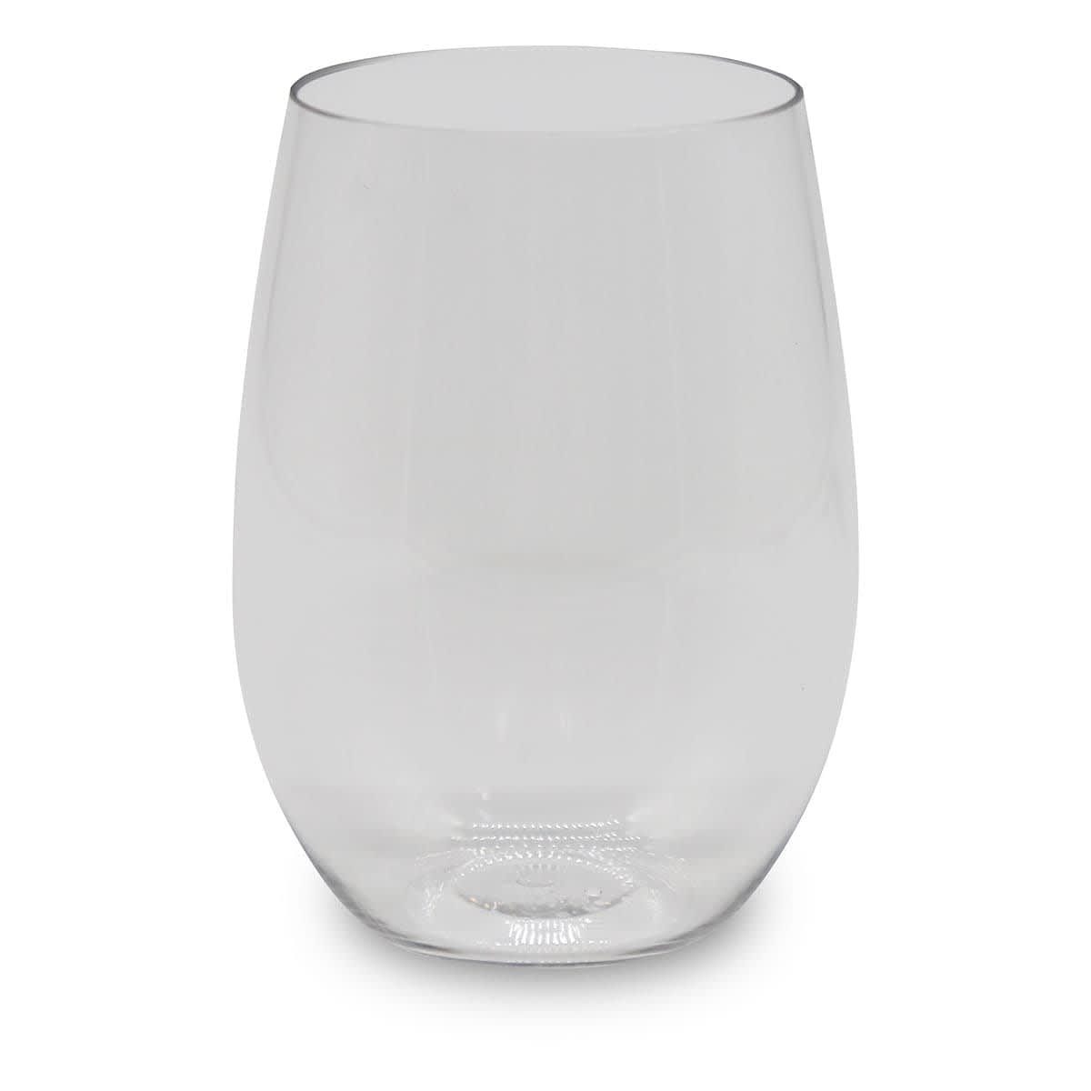Stemless Shatterproof Red Wine Glass • ASB Branded Merchandise